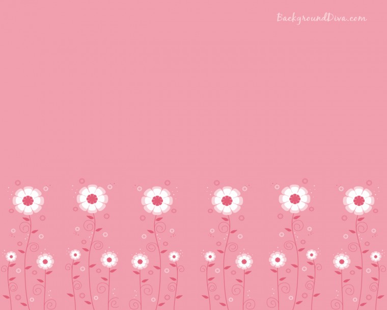 Pink Flowers Desktop Wallpaper HD