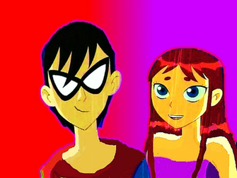Robin X Starfire Wallpaper2 By