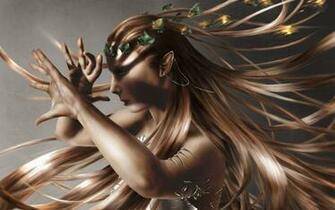 Windows Background Elven Beauty Fantasy Wallpaper X