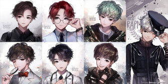 Bts Anime Wallpaper On
