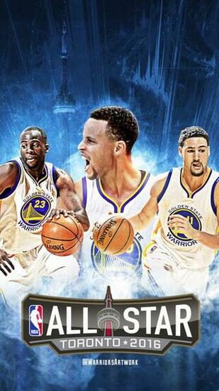 Wallpaper HD iPhone X Golden State Warriors
