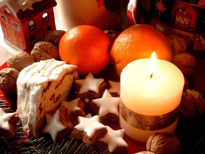 Christmas Candle Wallpaper