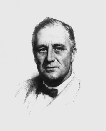 Franklin Roosevelt Painting By War Is Hell Store