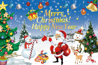Amazon Yinqin Cm Merry Christmas Party Backdrops