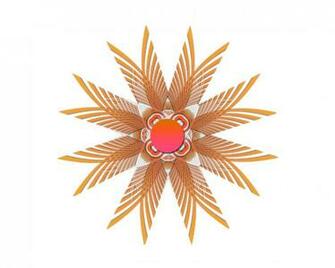 Minima Flower Wallpaper Stock Photos