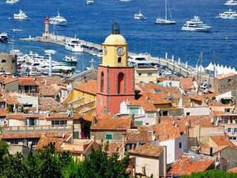 Wallpaper France Saint Tropez Building Coast