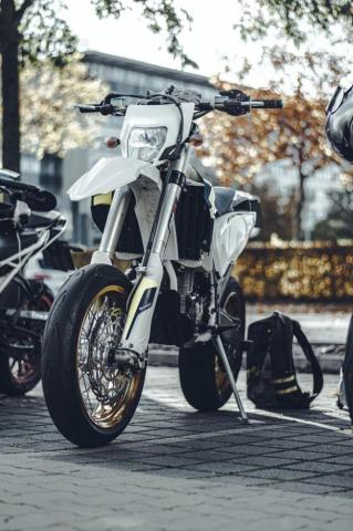 Black And Yellow Motorcycle On Road During Daytime Photo