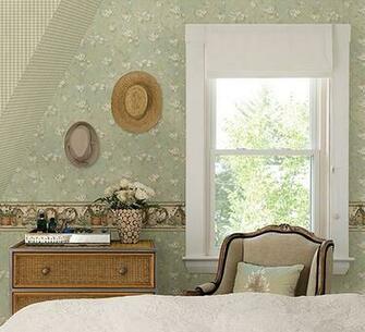 With The Dixie Floral Trail Wallpaper And Marlene Angels Ivy Border