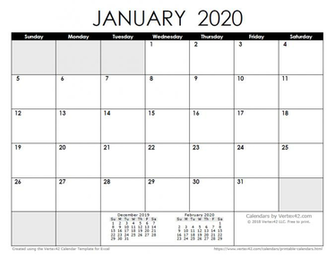 Calendar Templates And Image