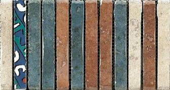 Antique Brick Fashion Rustic Wall Tile Vintage Motif Waistline