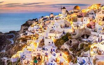 Stunning Photos Of Sunsets In Santorini Travel Leisure