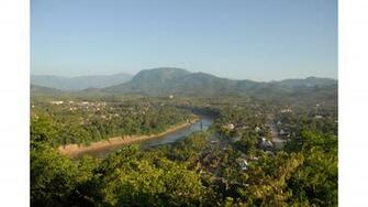 Overhead Luang Prabang Laos 4k Wallpaper