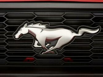 Desktop Wallpaper Of Ford Mustang Logo Computer