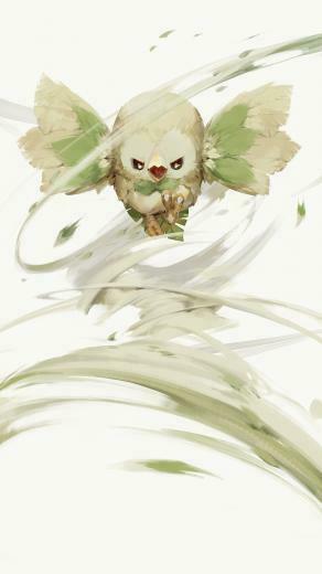 Rowlet Pok Mon Zerochan Anime Image Board