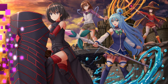 Mobile Wallpaper Anime Crossover Mikoto Misaka Aqua Konosuba