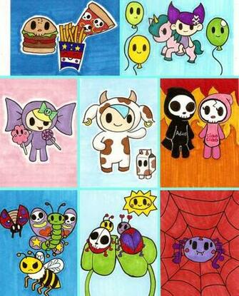 Tokidoki Sketch Cards By Chibimonkies