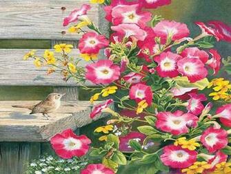Country Garden Wallpaper