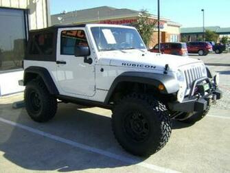 Jeep Wrangler Black Door Lifted Rubicon White New
