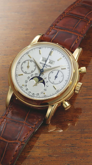 Exclusive 18k Gold Patek Philippe Perpetual Calendar Wallpaper