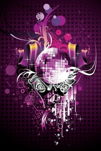 70s Disco Ball Wallpaper iPhone