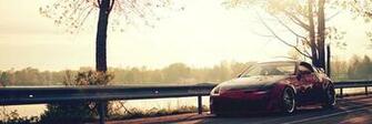 Road Nissan 350z Tuning Cover Background