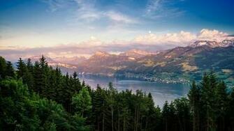 Lake Zurich Landscape For X HDtv 1080p Resolution