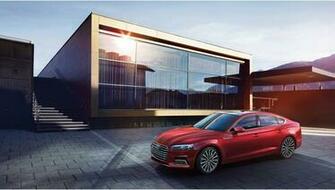 Audi A5 Sportback Red Color HD Over Wallpaper