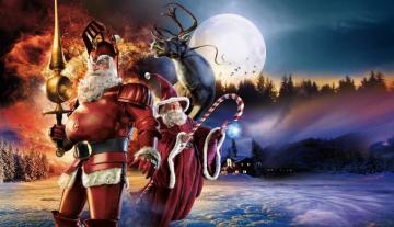 Fantasy Santa HD Wallpaper Background Image