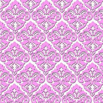 Damask Pink And Black Wallpaper