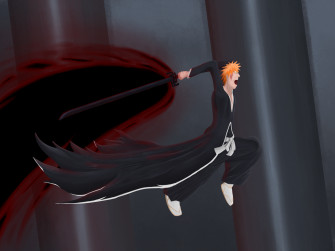 A Drawing I Made Of Ichigo Getsuga Tensho Process In The Comments