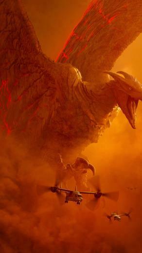 Godzilla King Of The Monsters Phone Wallpaper In