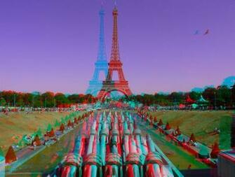 3d Anaglyph Image Widescreen HD Wallpaper