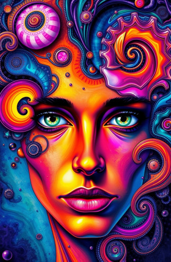 Trippy Face Wallpaper