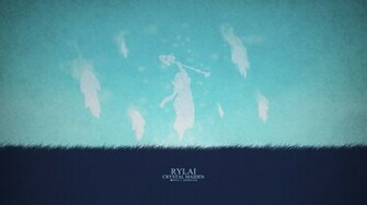 Crystal Maiden Rylai Dota Heroes Minimalist Silhouette HD