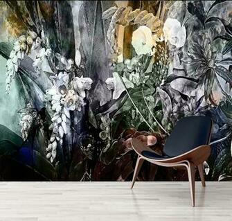 Wallpaper Flower Power Incandescent Kerrie Brown