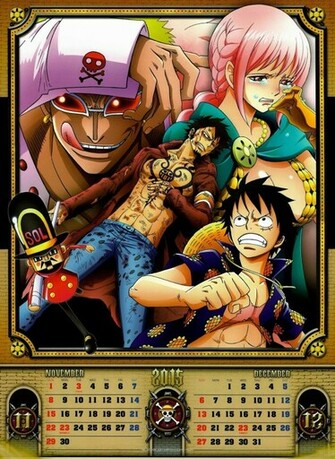 One Piece Calendar November To December Jpg