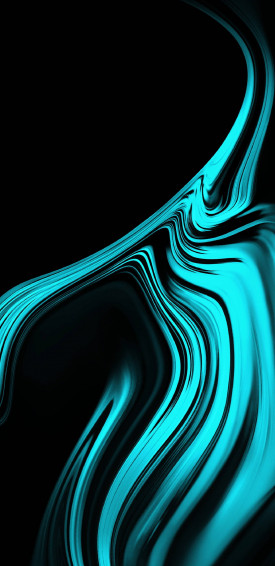 Neon Blue Abstract Redmi Note Pro Wallpaper