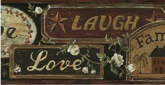 Ffr65402b Love Laugh Faith Live Wallpaper Border
