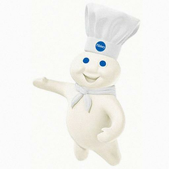 Pillsbury Dough Boy With Gun Mister