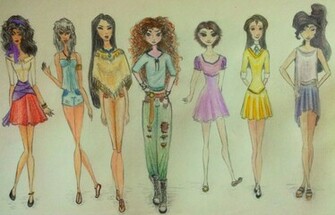 Modern Disney Princesses Batch By Hyp3rn3rd