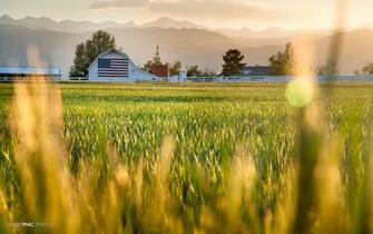July Desktop Wallpaper American Flag Barn Casey Mac Photo