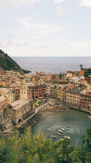 Vernazza Cinque Terre Italy May iPhone Wallpaper