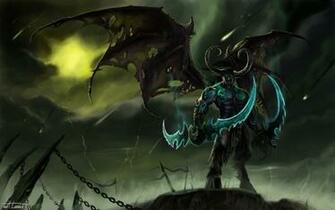 Wallpaper Wings World Of Warcraft Horns