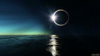 Moon Over Water Wallpaper