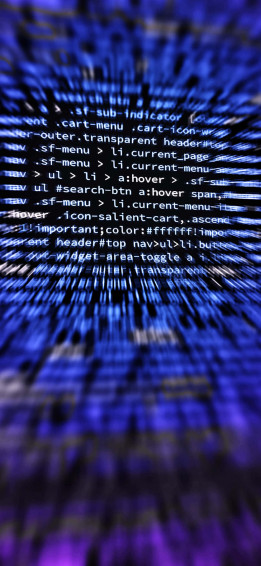 Focused Code In iPhone X Programming Background Wallpaper