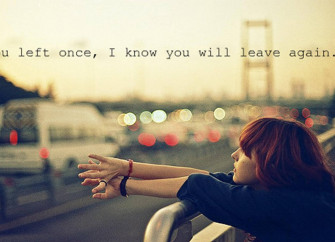 Sad Love Girl In Sidewalk Wallpaper
