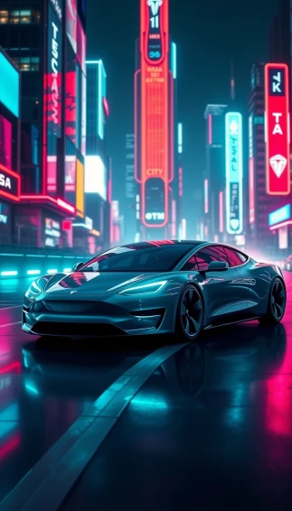 Tesla Phone Wallpaper