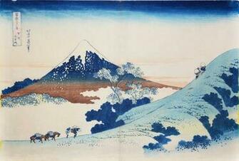 Japan Mount Fuji Hokusai Wallpaper