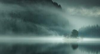 Nature Landscape Lake Mist Mountain Morning Forest Scotland