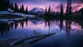 4k Nature Night Wallpaper